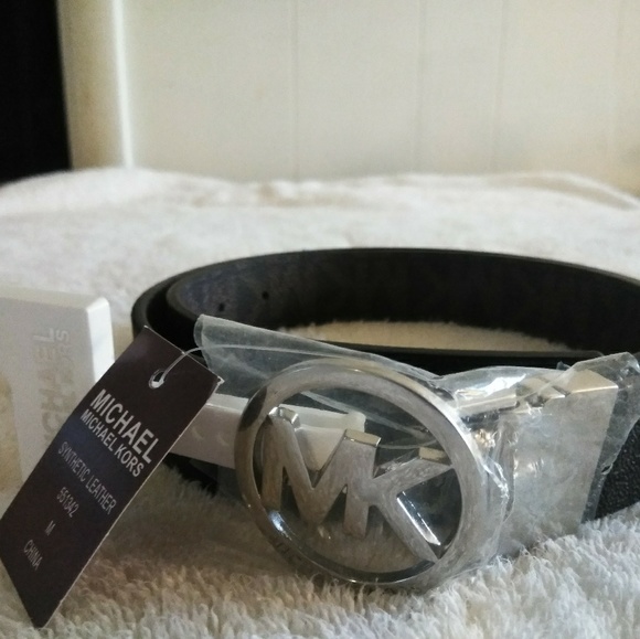 MICHAEL KORS SYNTHETIC LEATHER BELT - Picture 8 of 8